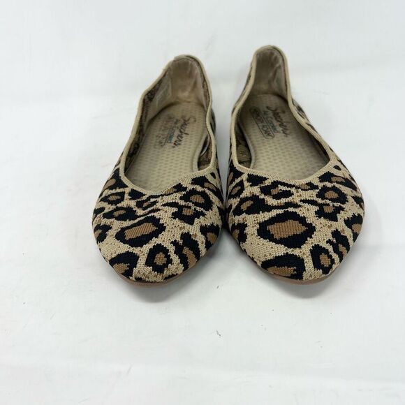 Skechers Cleo Claw-Some Ballet Flats Women's 7 Leopard Print Pointed Toe Slip-On - Picture 4 of 9